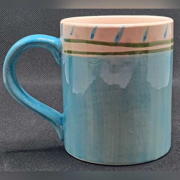 Set  Vintage Handpainted World Bazaars Ceramic EASTER LAMB Plate and Mug Spring - Picture 9 of 12